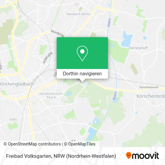 Freibad Volksgarten Karte