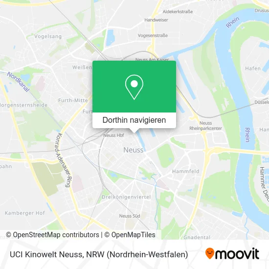UCI Kinowelt Neuss Karte