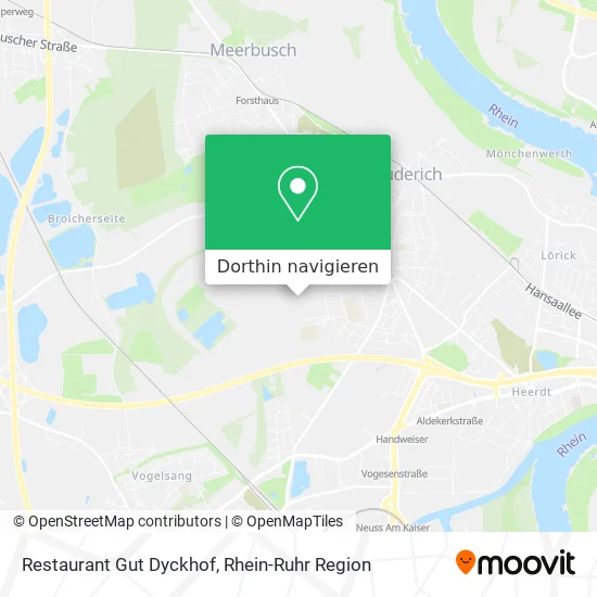 Restaurant Gut Dyckhof Karte