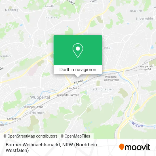 Barmer Weihnachtsmarkt Karte