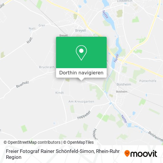 Freier Fotograf Rainer Schönfeld-Simon Karte