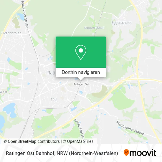 Ratingen Ost Bahnhof Karte