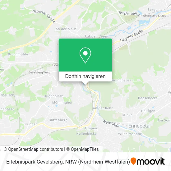 Erlebnispark Gevelsberg Karte