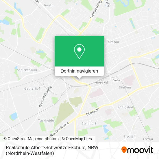 Realschule Albert-Schweitzer-Schule Karte