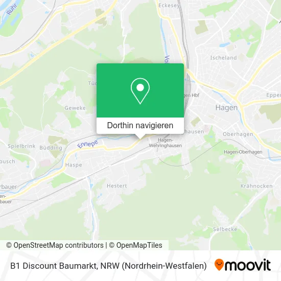 B1 Discount Baumarkt Karte