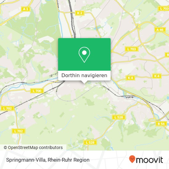 Springmann-Villa Karte