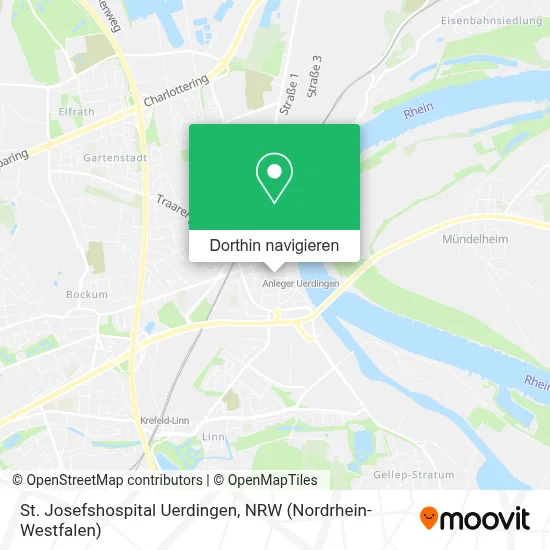 St. Josefshospital Uerdingen Karte