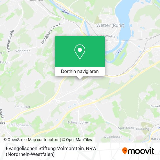 Evangelischen Stiftung Volmarstein Karte