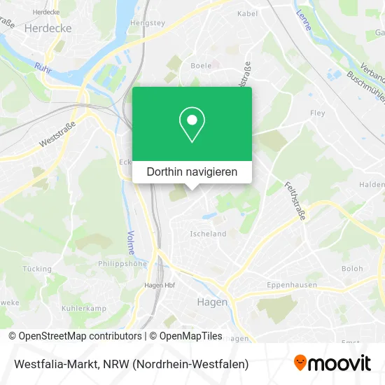 Westfalia-Markt Karte