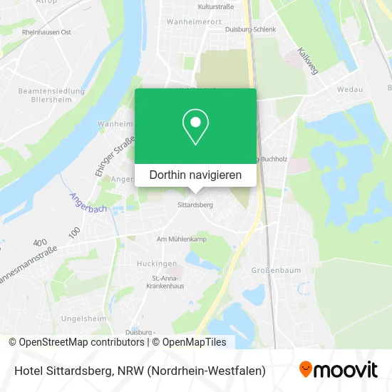 Hotel Sittardsberg Karte