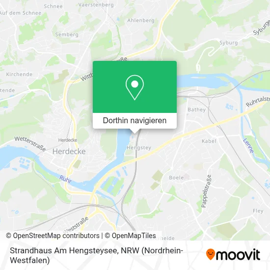 Strandhaus Am Hengsteysee Karte