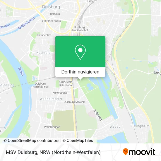 MSV Duisburg Karte