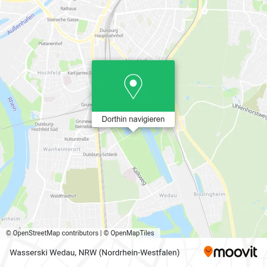 Wasserski Wedau Karte