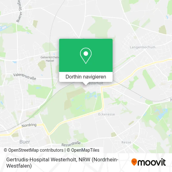 Gertrudis-Hospital Westerholt Karte
