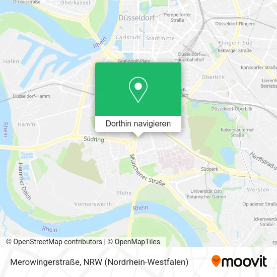 Merowingerstraße Karte