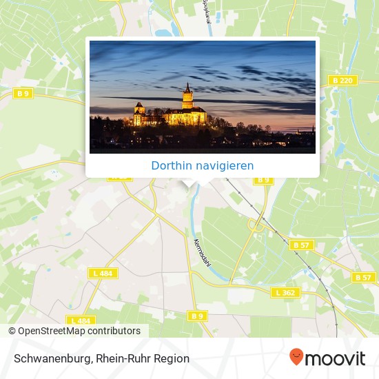 Schwanenburg Karte