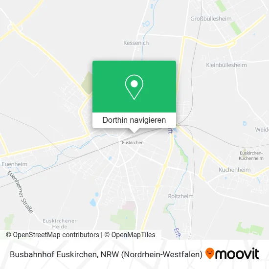 Busbahnhof Euskirchen Karte