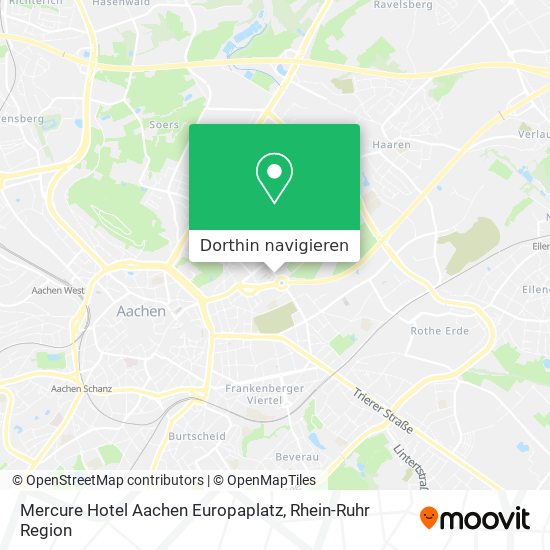 Mercure Hotel Aachen Europaplatz Karte