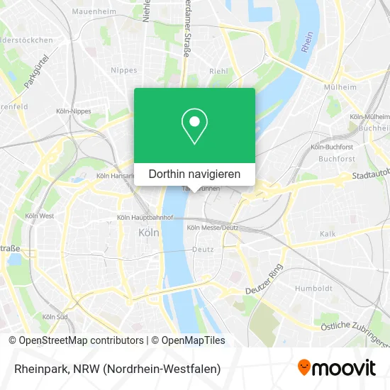 Rheinpark Karte