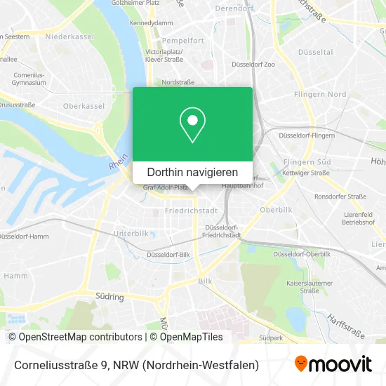 Corneliusstraße 9 Karte