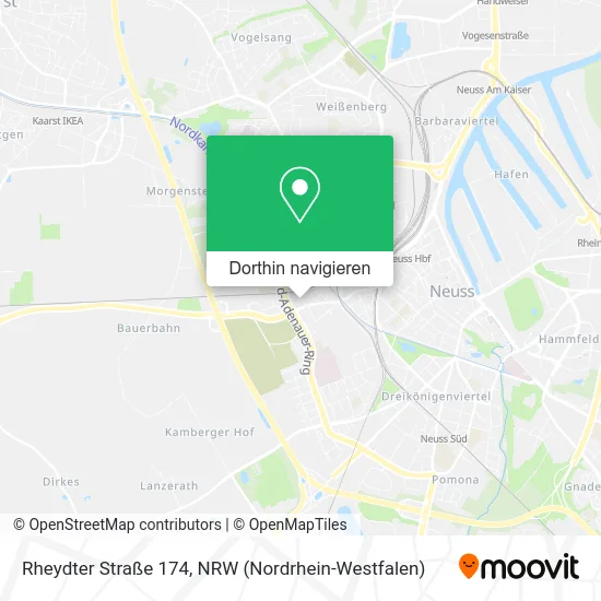 Rheydter Straße 174 Karte