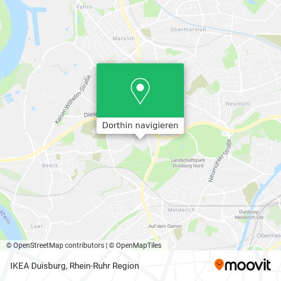 IKEA Duisburg Karte