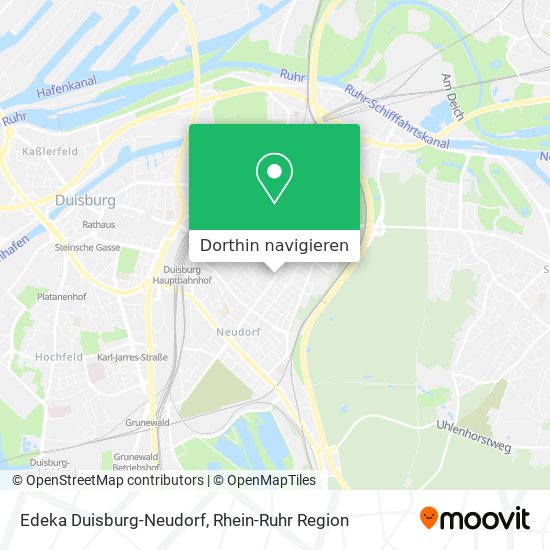 Edeka Duisburg-Neudorf Karte