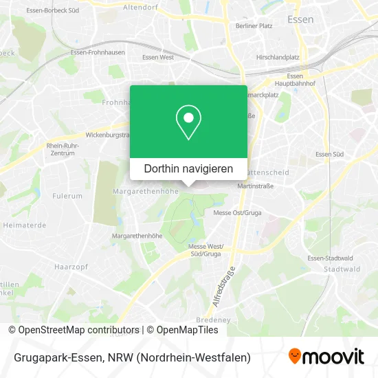 Grugapark-Essen Karte