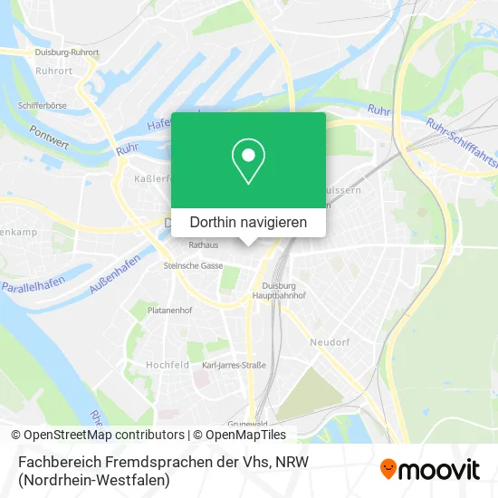 Fachbereich Fremdsprachen der Vhs Karte