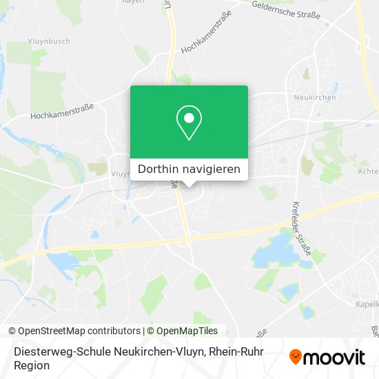 Diesterweg-Schule Neukirchen-Vluyn Karte