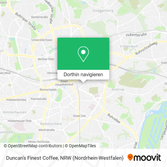 Duncan's Finest Coffee Karte