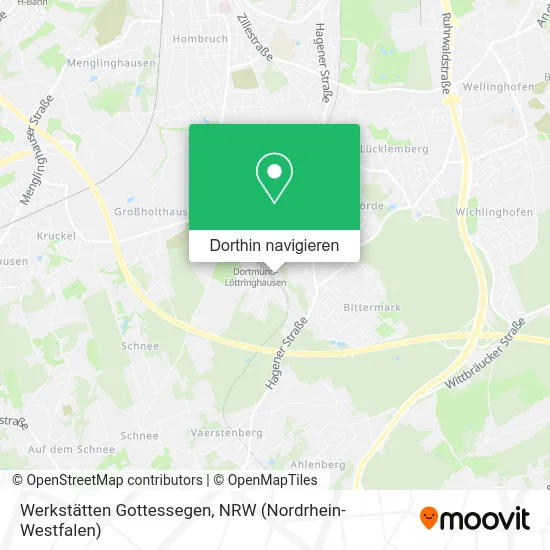 Werkstätten Gottessegen Karte