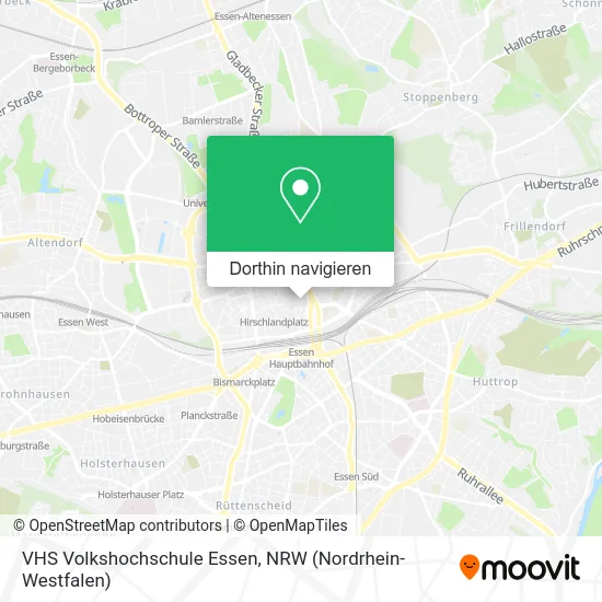 VHS Volkshochschule Essen Karte