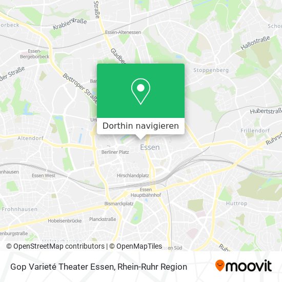 Gop Varieté Theater Essen Karte