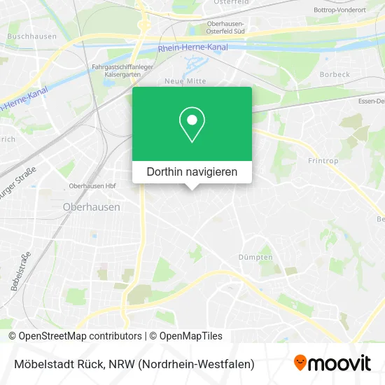 Möbelstadt Rück Karte