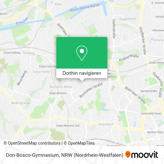 Don-Bosco-Gymnasium Karte