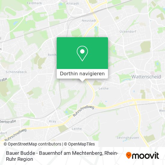 wie komme ich mit bus bahn u bahn oder strassenbahn nach bauer budde bauernhof am mechtenberg in essen