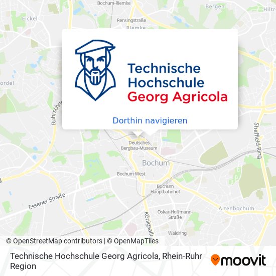 Technische Hochschule Georg Agricola Karte
