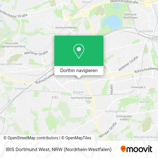 IBIS Dortmund West Karte