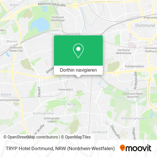 TRYP Hotel Dortmund Karte