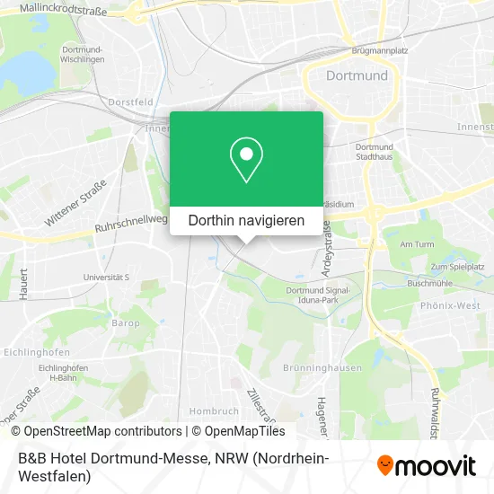 B&B Hotel Dortmund-Messe Karte
