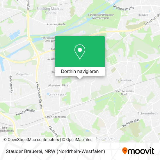 Stauder Brauerei Karte