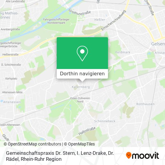 Gemeinschaftspraxis Dr. Stern, I. Lenz-Drake, Dr. Rädel Karte