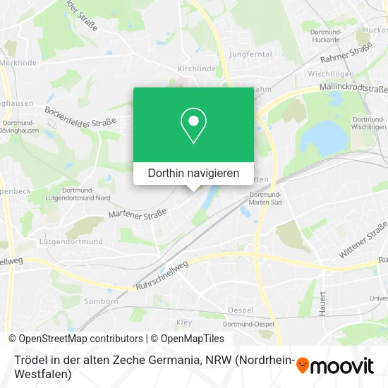 Trödel in der alten Zeche Germania Karte