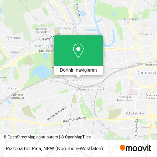 Pizzeria bei Pina Karte