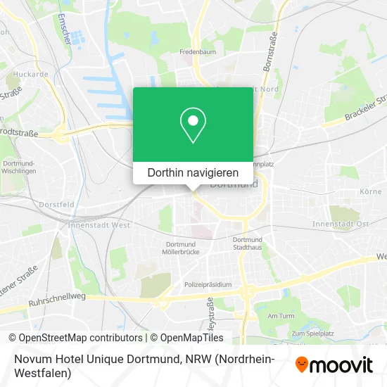 Novum Hotel Unique Dortmund Karte