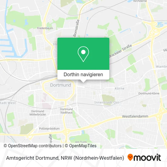 Amtsgericht Dortmund Karte