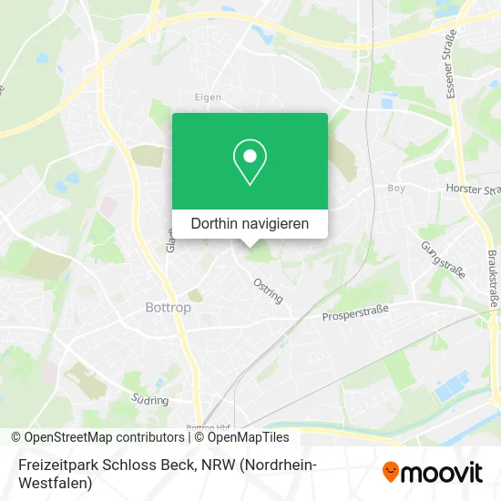 Freizeitpark Schloss Beck Karte