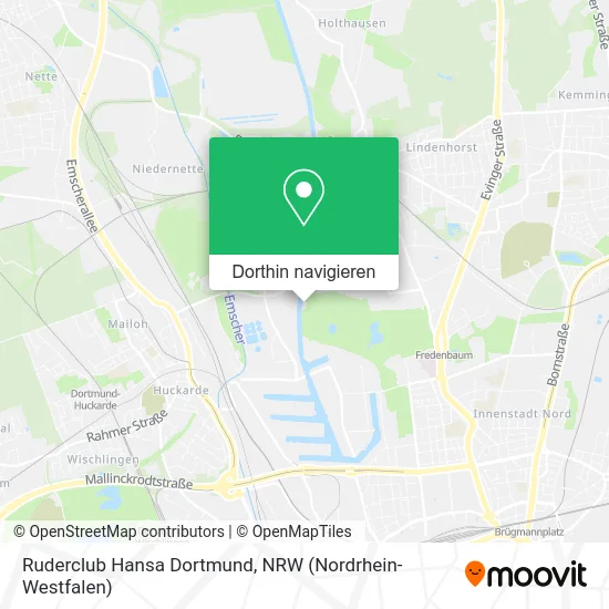 Ruderclub Hansa Dortmund Karte