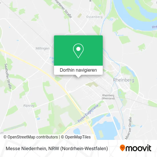 Messe Niederrhein Karte